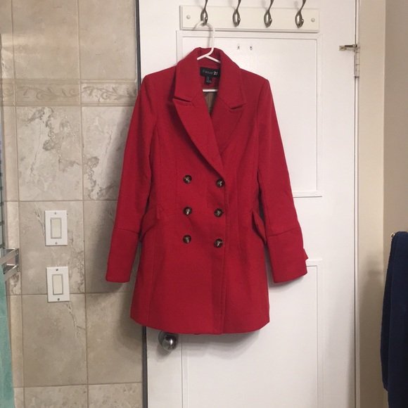 Red long jacket - Picture 1 of 4